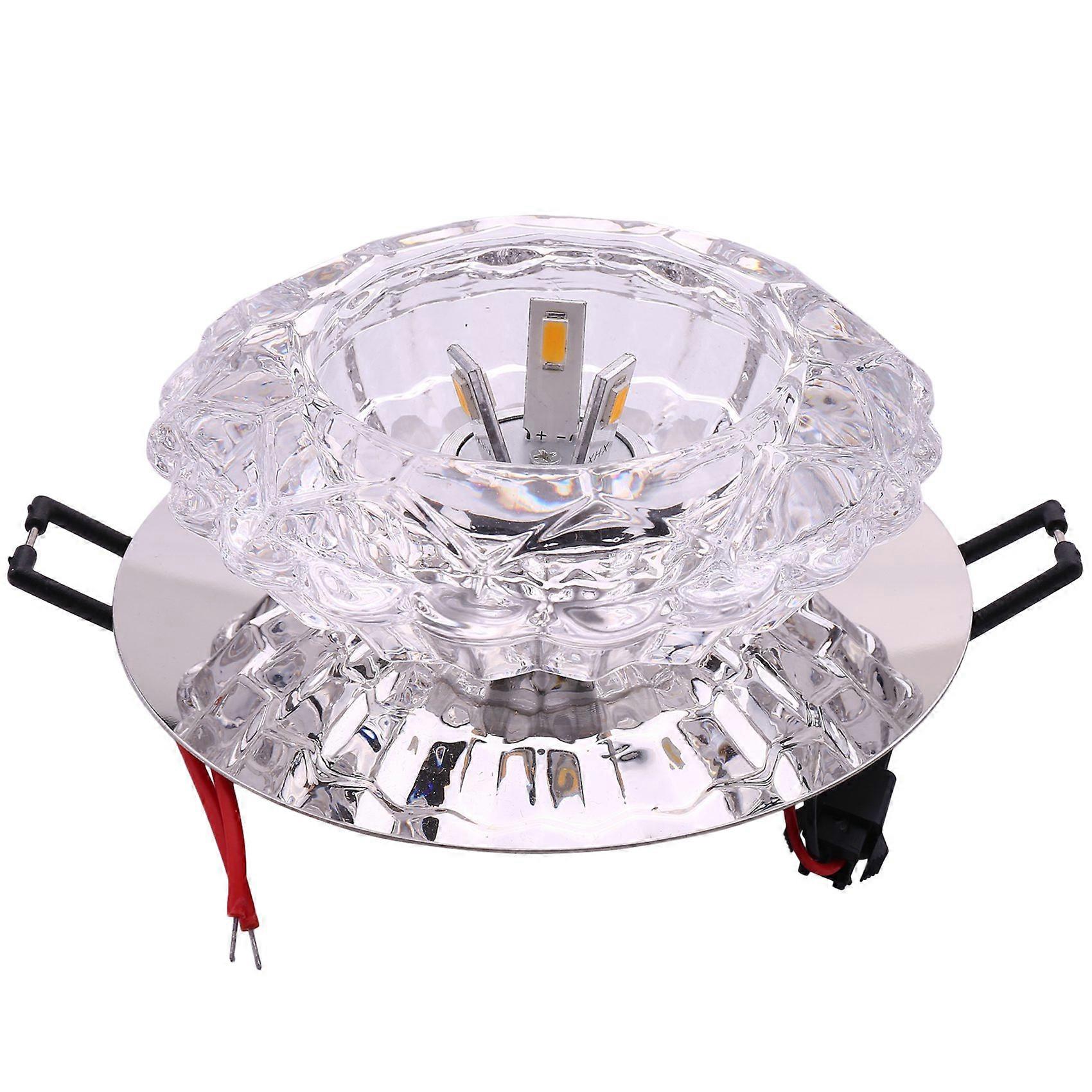 Aisle Flush LED ceiling lamp crystal corridor lights Warm White 3W