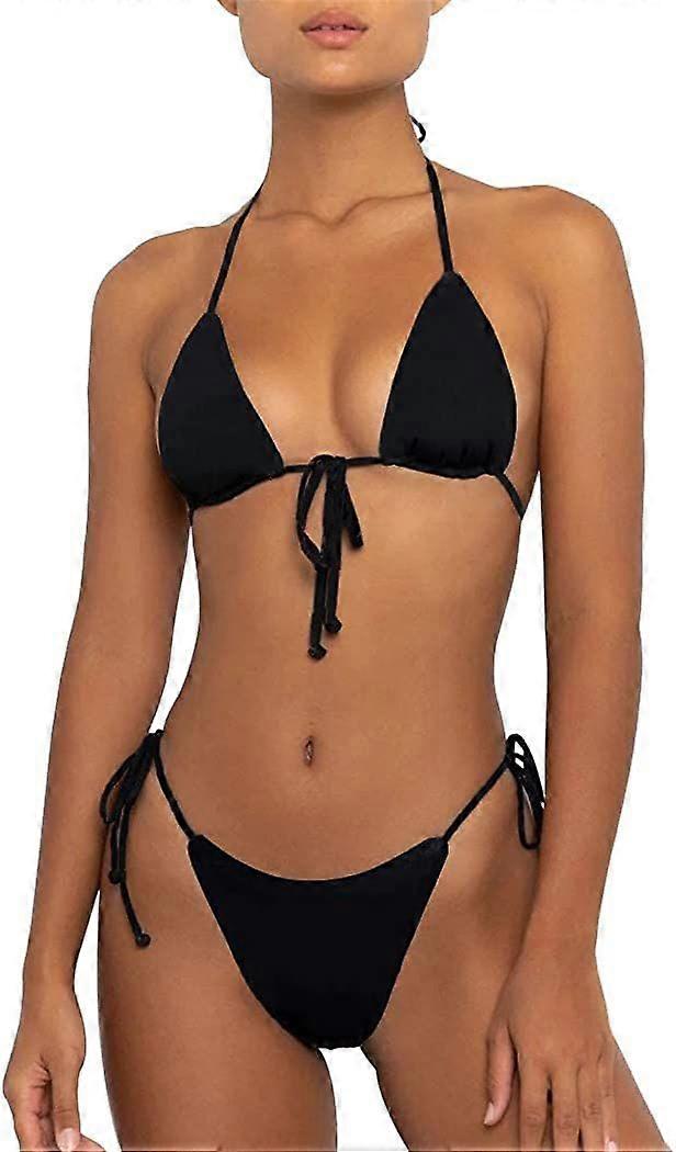Bikini's badpak set voor vrouwen badmode driehoek badpak tie string string