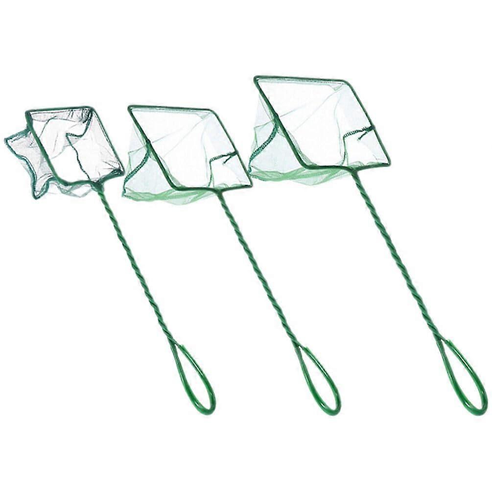 3pcs Decorative Fish Net for Fish Tank Square Tool Decorating Multipurpose