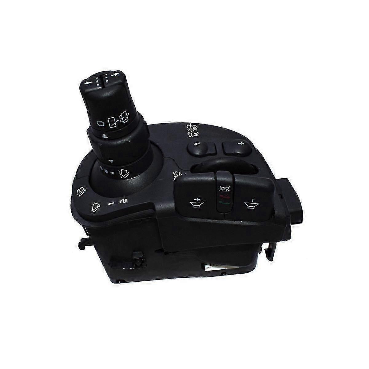 Wiper Switch Stalk Steering Compatible for Renault Kangoo Mk3 2005-2010, Black OEM Replacement Control Switch
