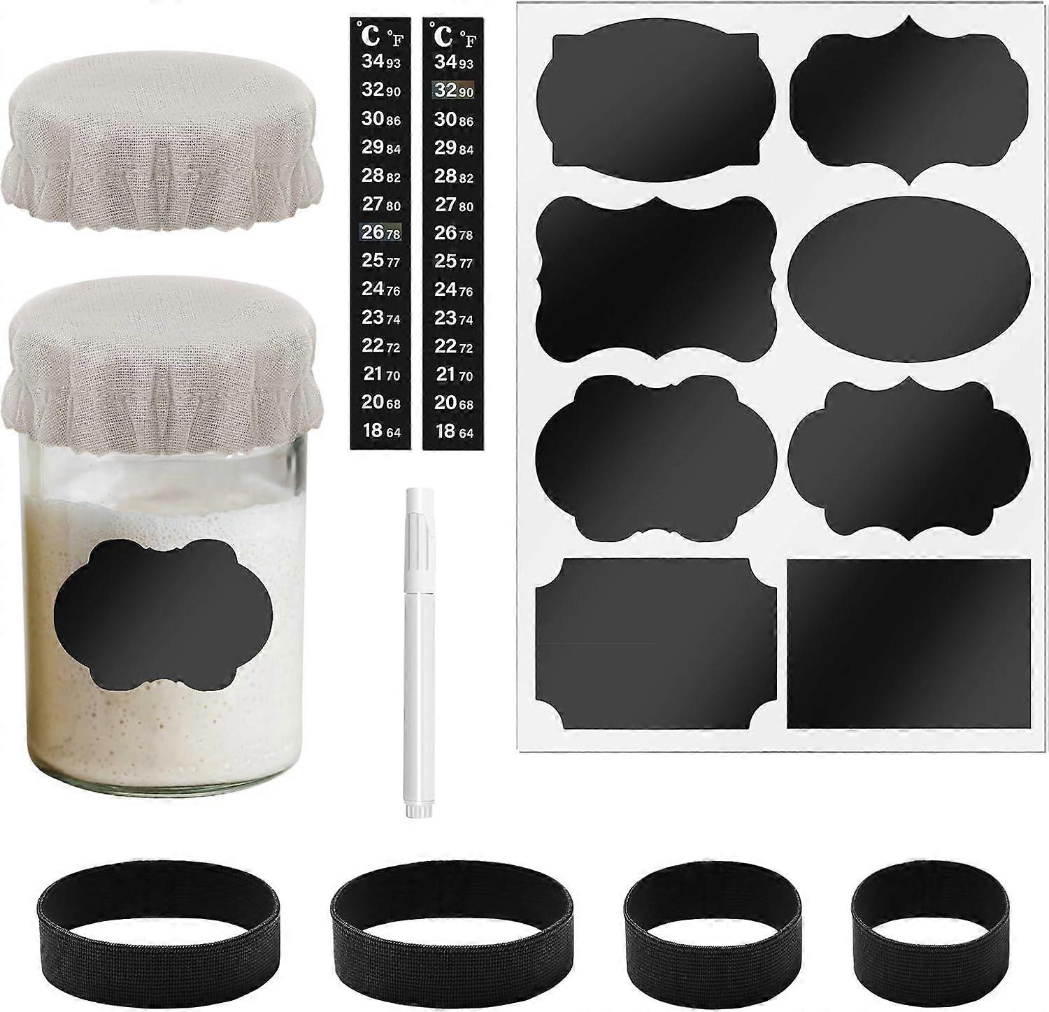 High quality brand new  10 PCS Replacement Set for Sourdough Starter Jar Kit