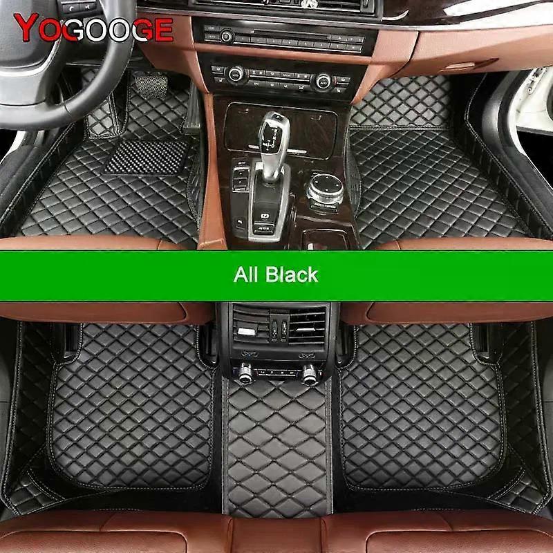 YOGOOGE Custom Car Floor Mats For Toyota Prius 2th 3th W2 W3 2003-2015 Auto Carpets Foot Coche Accessorie