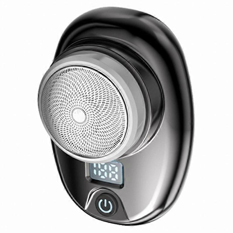 Portable Electric Razor Digital Display Mini Waterproof ABS Rechargeable Cordless Shaver - Gradient 