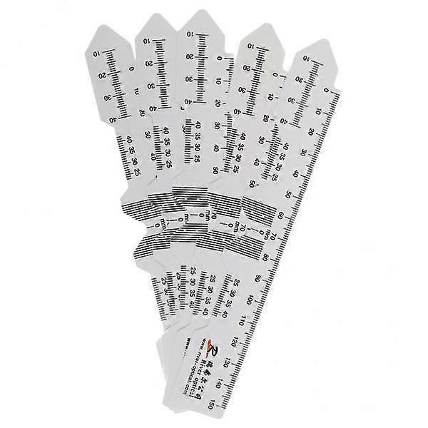 2-3 of pack Optical Pupil Distance Ruler Ophthalmic PD Ruler Foreign Soft Ruler