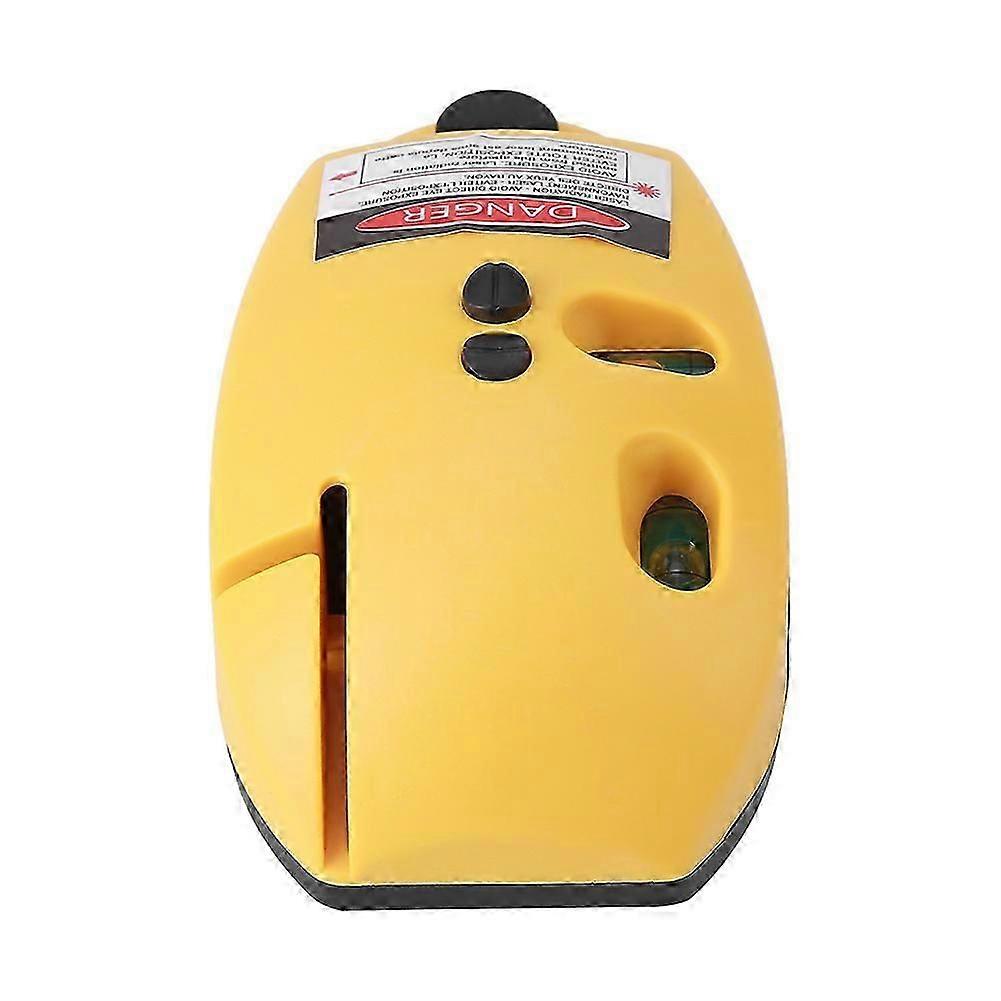 Yellow Infrared Laser Level Right Angle Measuring Tool - 2 Lines Vertical Horizontal Line