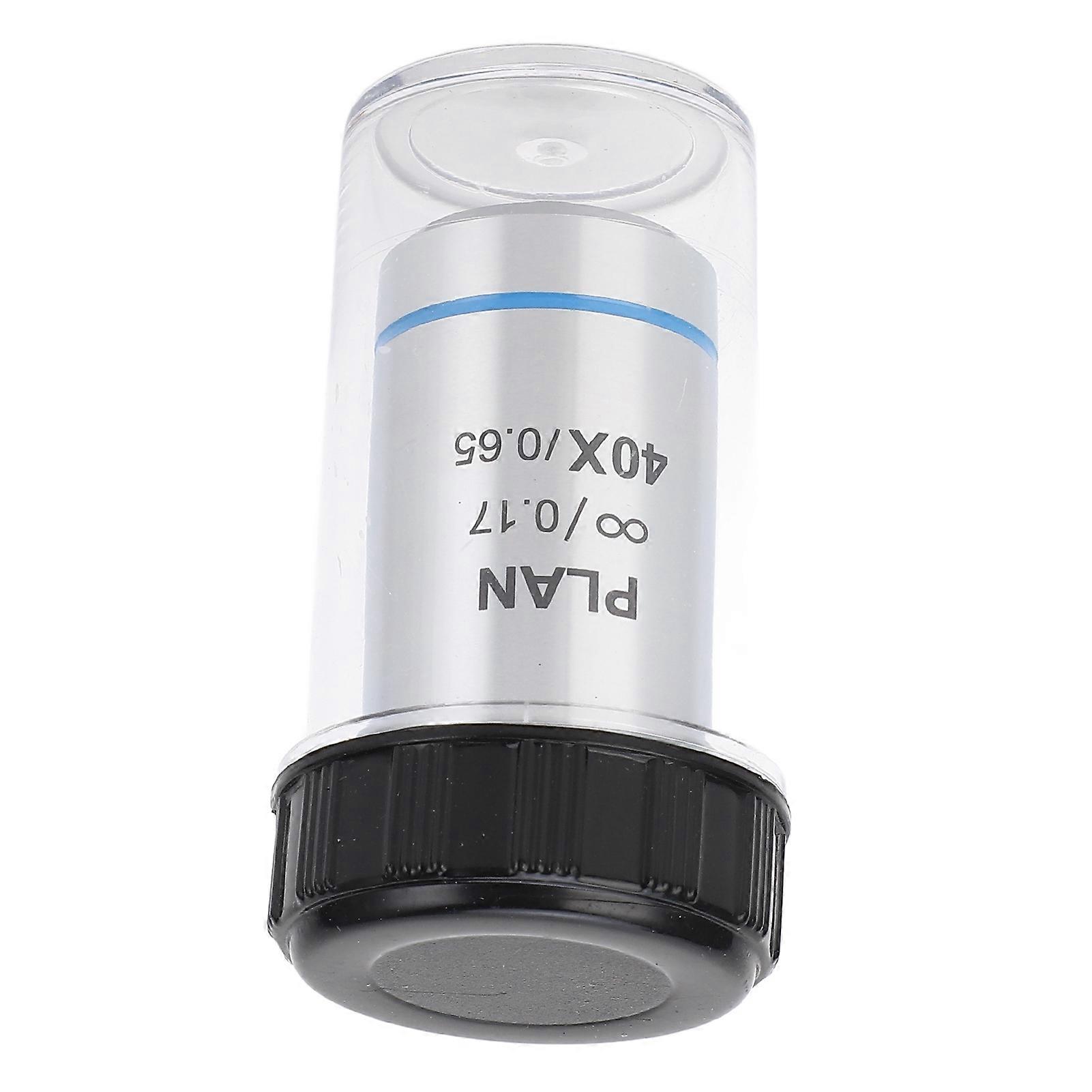 Infinity Objective Lens 40X Wide Viewing High Transmittance 195 Microscope Objective Lens