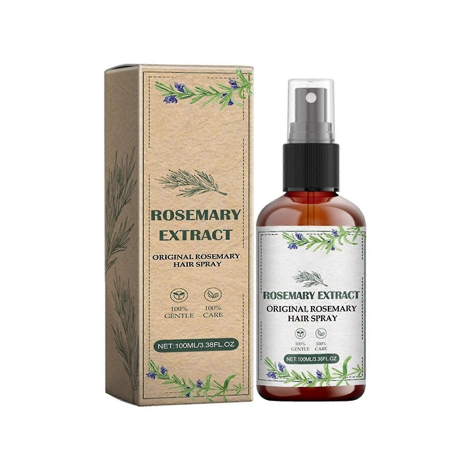 Parfum pour cheveux fragiles, hydrolat, 100ml Cheveux et Corps - Extrait revigorant pour les cheveux clairsemés, secs,