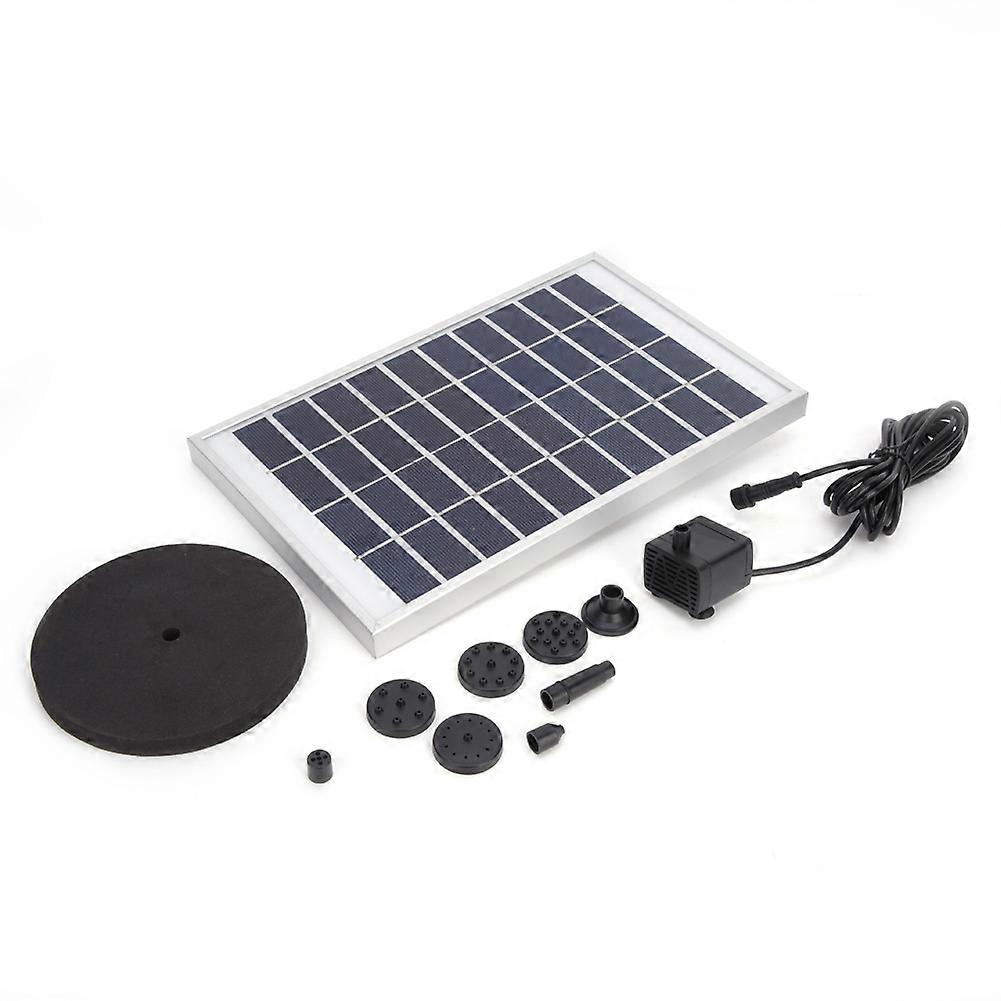 Solar panel mini pump with floating disc for pool fountain, high efficiency, 10V, 5W