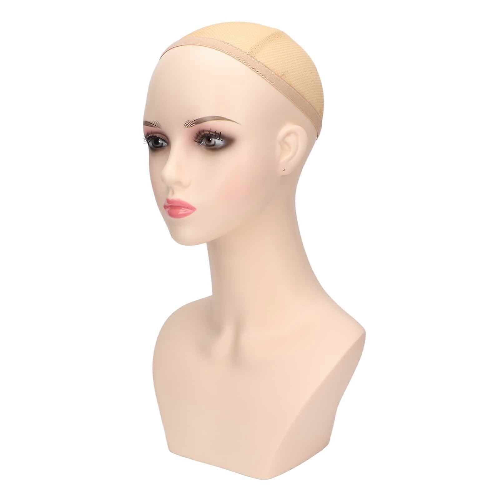 Female Mannequin Head with Shoulder for Wigs, Realistic Display, 10 Inch Size, Durable Material, Ideal for Fashion Styling