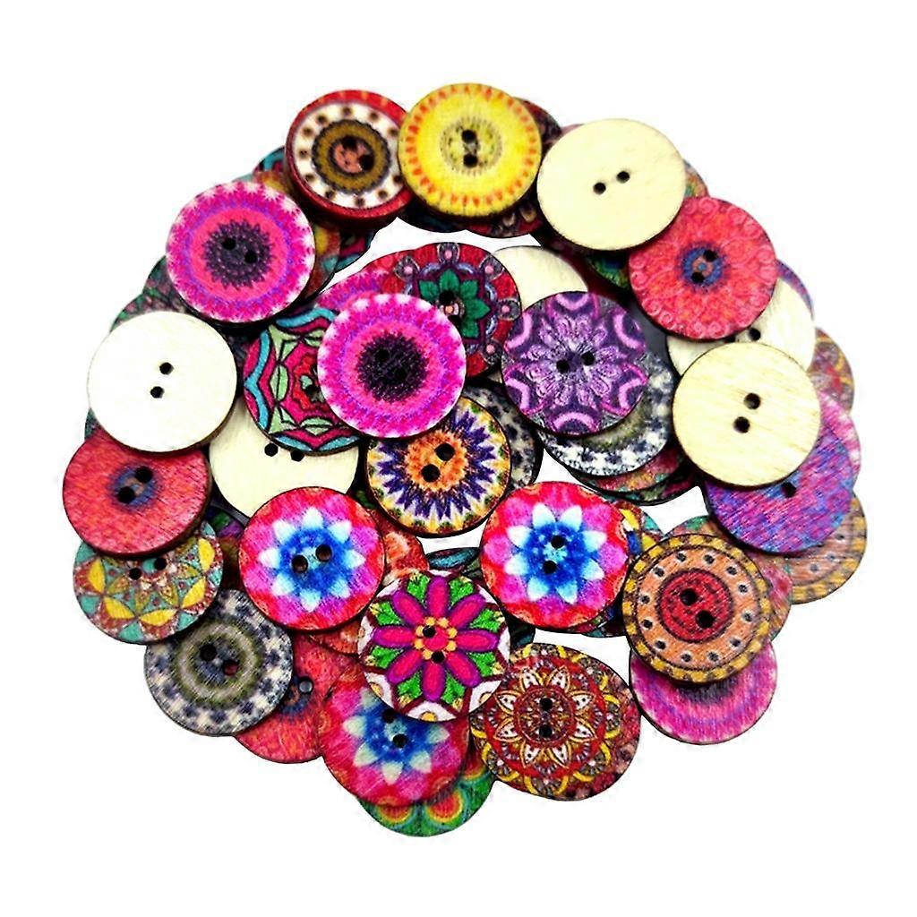 Wooden Buttons With 2 Holes