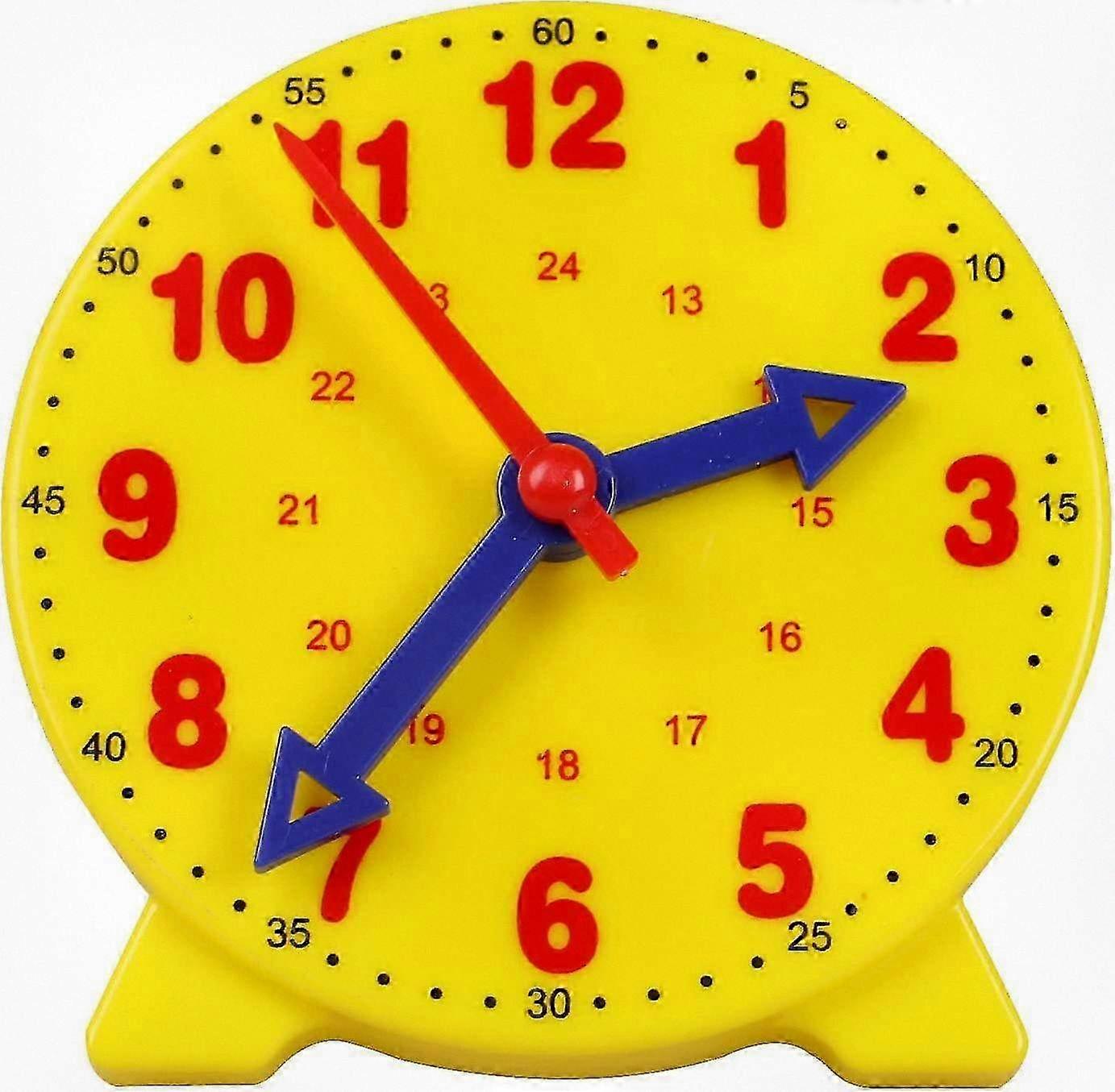 Educational Clock, Teaching Time Game Clock, Demonstration Timing Clock Model for Learning Resources and Educational Purposes