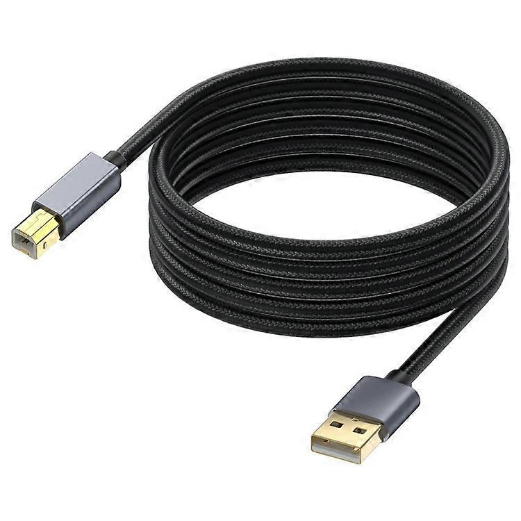 USB Printer Cable 5m Length USB 2.0 Type A Male to B Male Scanner Cord for MIDI Controller