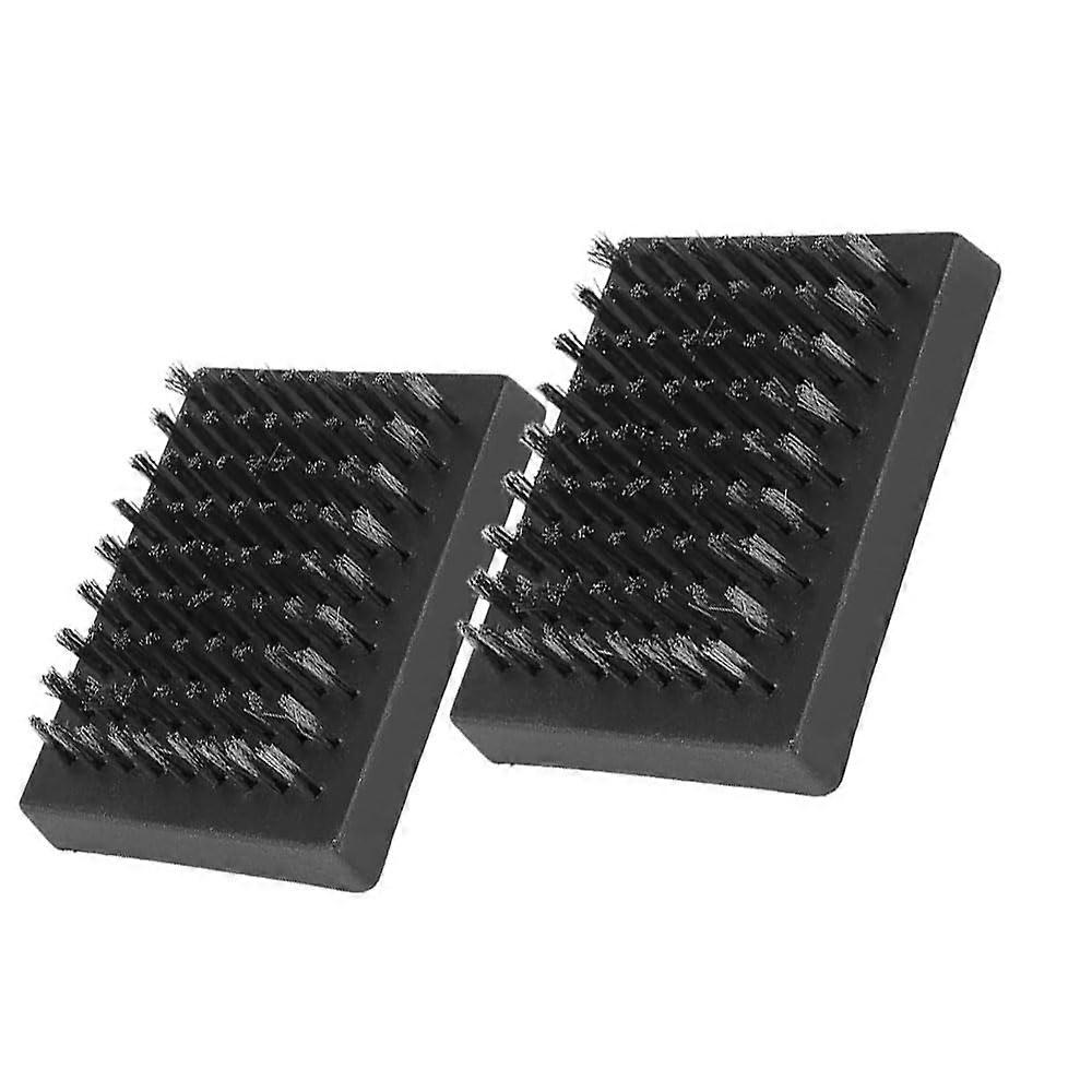 2 件装不锈钢烤架热刷，烧烤绝缘钢丝刷