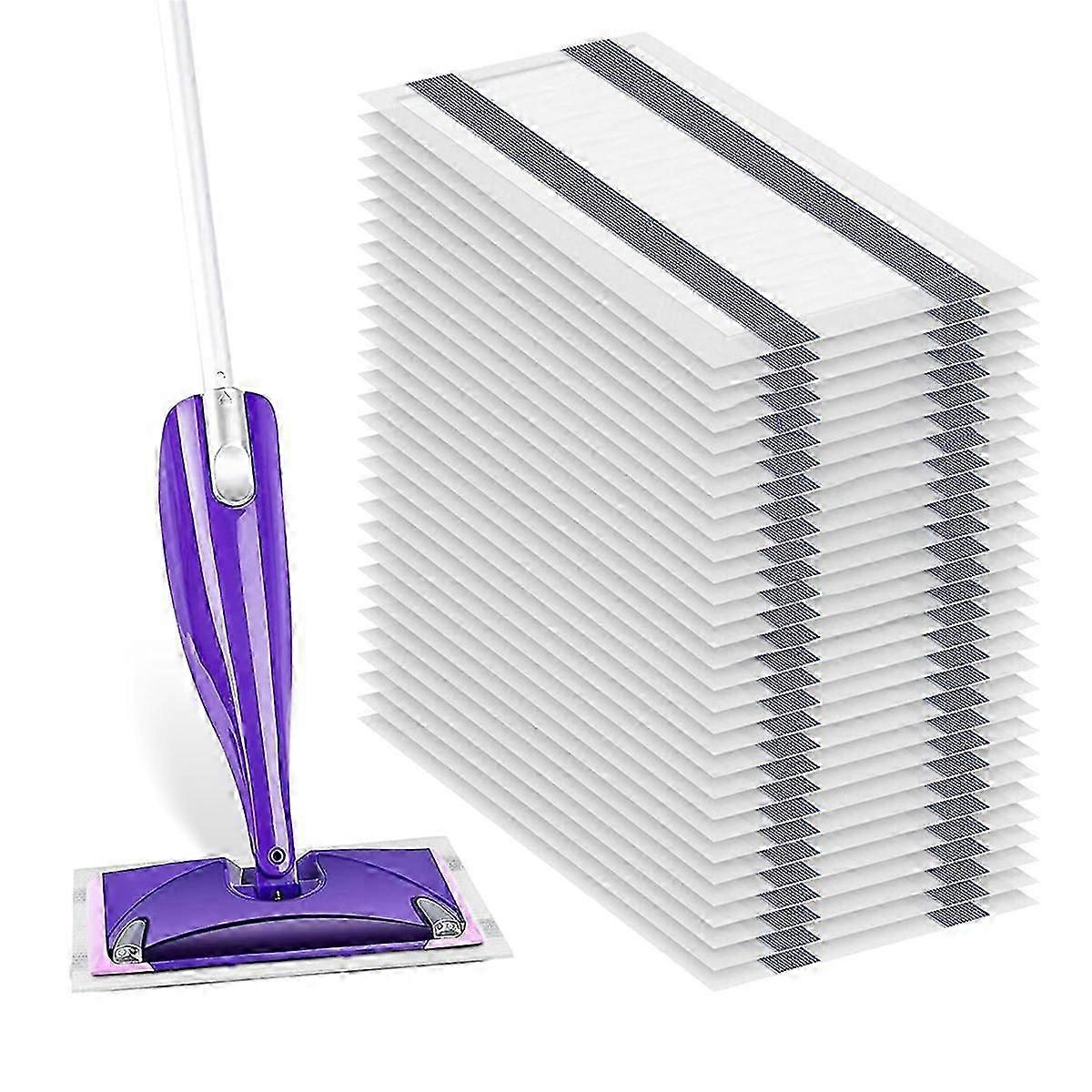 36 Pack Disposable Mop Pad Refills for Swiffer Wet Jet Spray Mop - Wet Jet Pads for All Floor Types