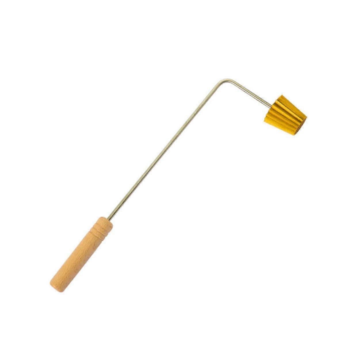 Small Golden Cup Shape Waffle Iron - Mini Baking Tray for Muffins, Cheesecakes, Shortbread, Beech Material