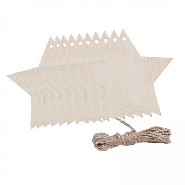 Rustika julgransprydnader i trä för festlig heminredning