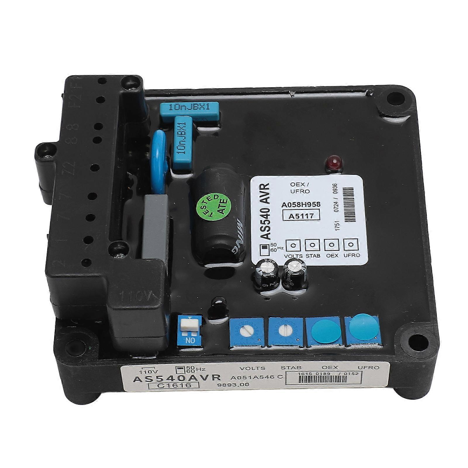 110V AS540 Automatic Voltage Regulator AVR Stabilizer for Genset Accessories High Accuracy Voltage Control Durable