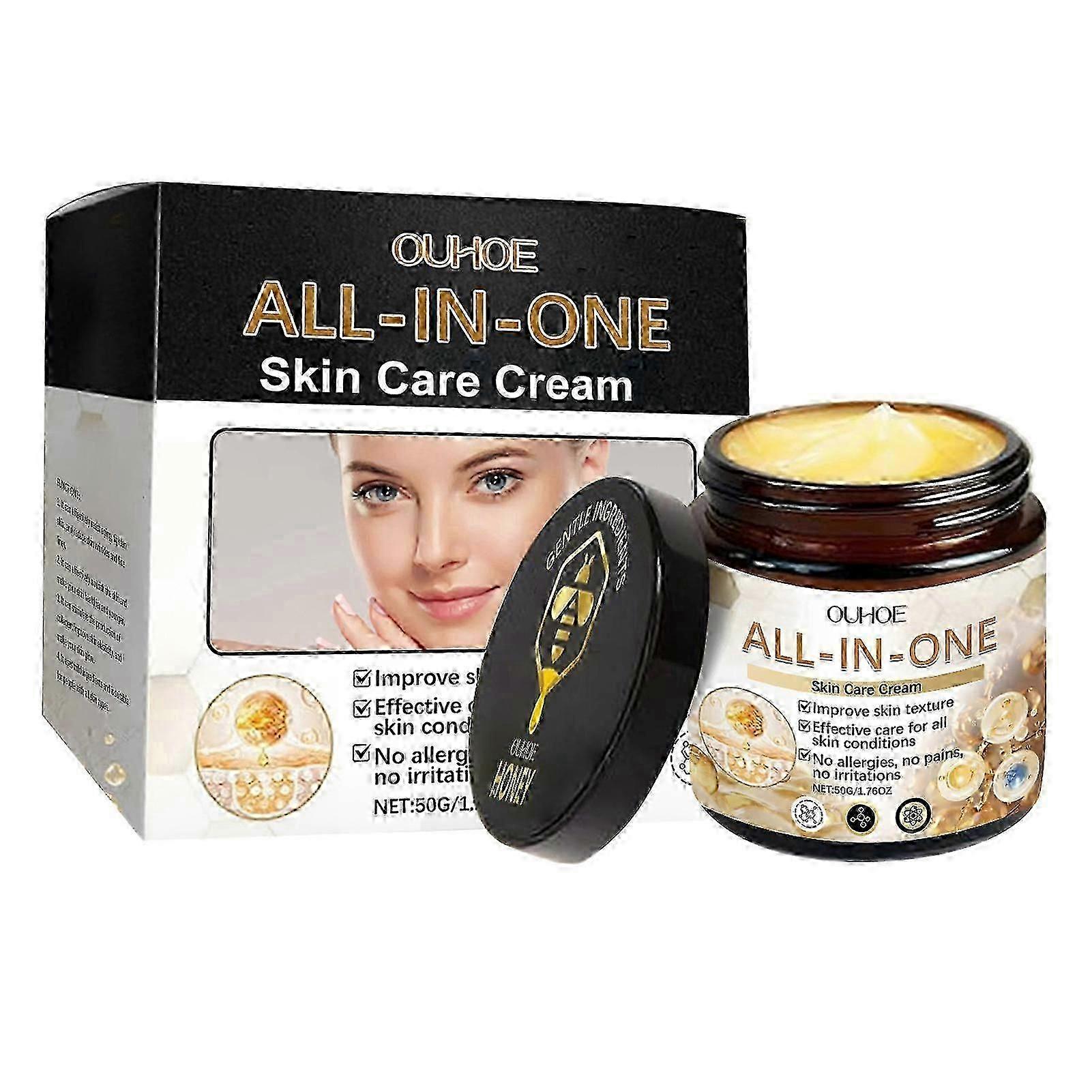 Effective All-in-1 Skin Treatment Cream, Advanced Bee Venom for Fine Lines & Wrinkle Correction, Anti-Aging Moisturizer