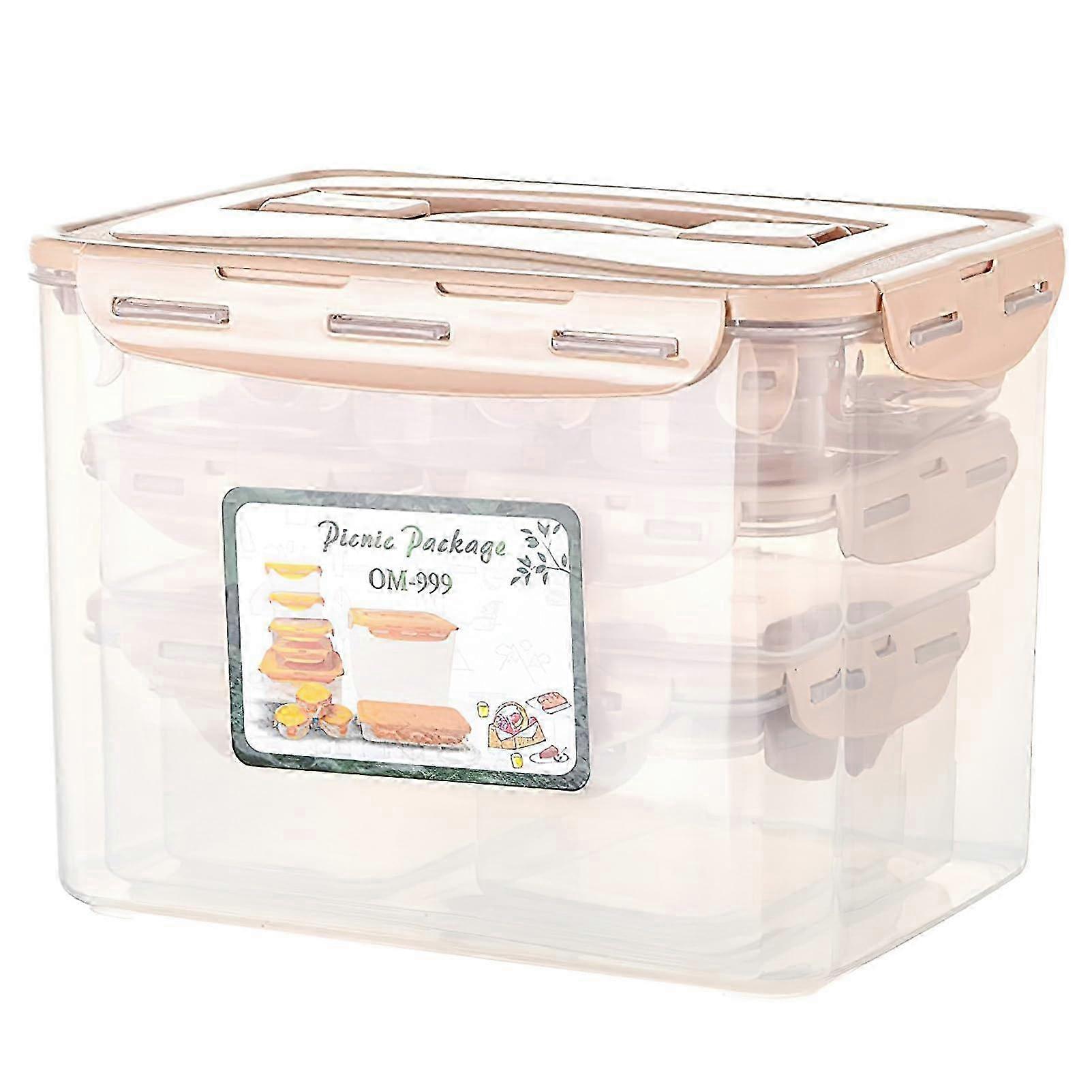 Boîte à collations divisée - Récipient alimentaire pratique pour manger