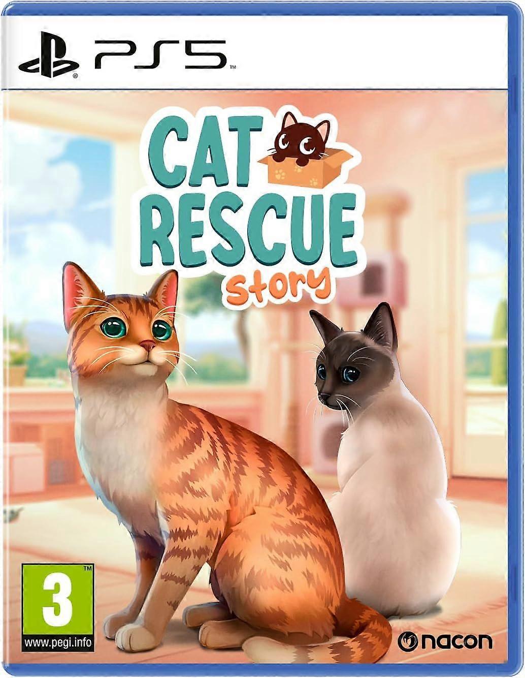 katt räddning berättelse PS5 spel