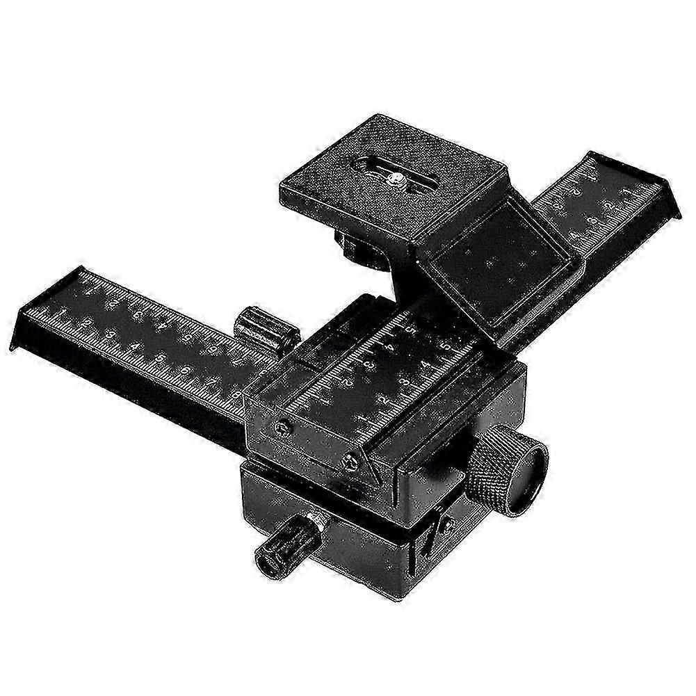 4-Way Macro Focusing Tripod Rail Slider Head for DSLR & Mirrorless Cameras