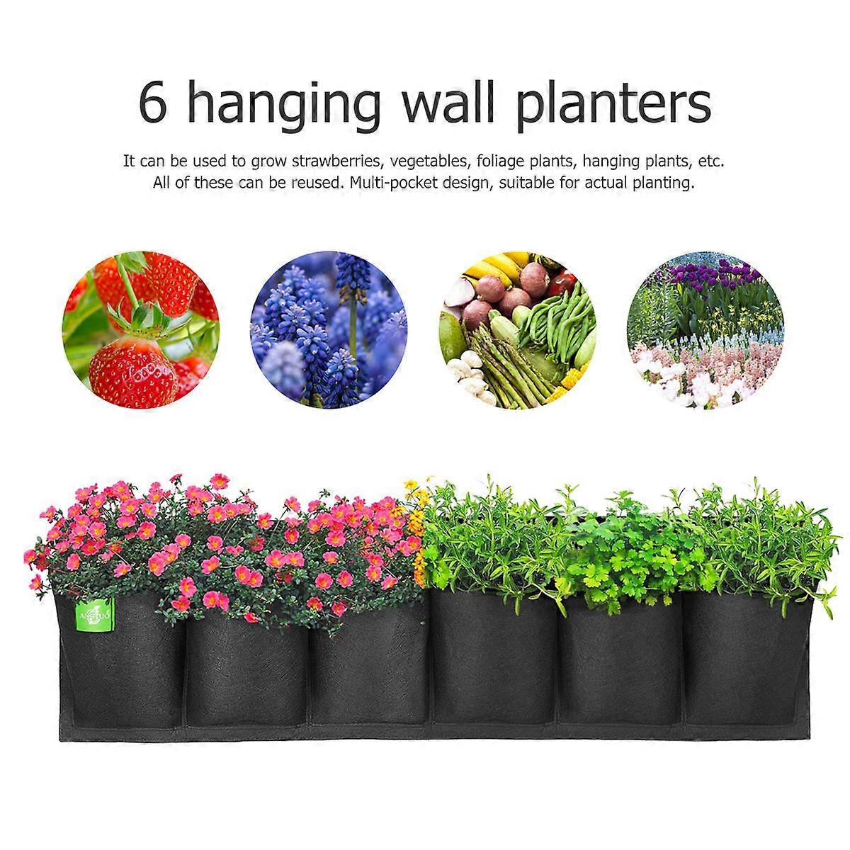 Durable Hanging Grow Bags with Multiple Compartments for