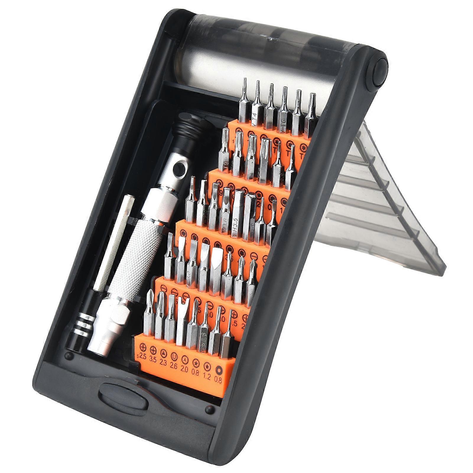 Precision screwdriver set magnetic adsorption, automatic flipping