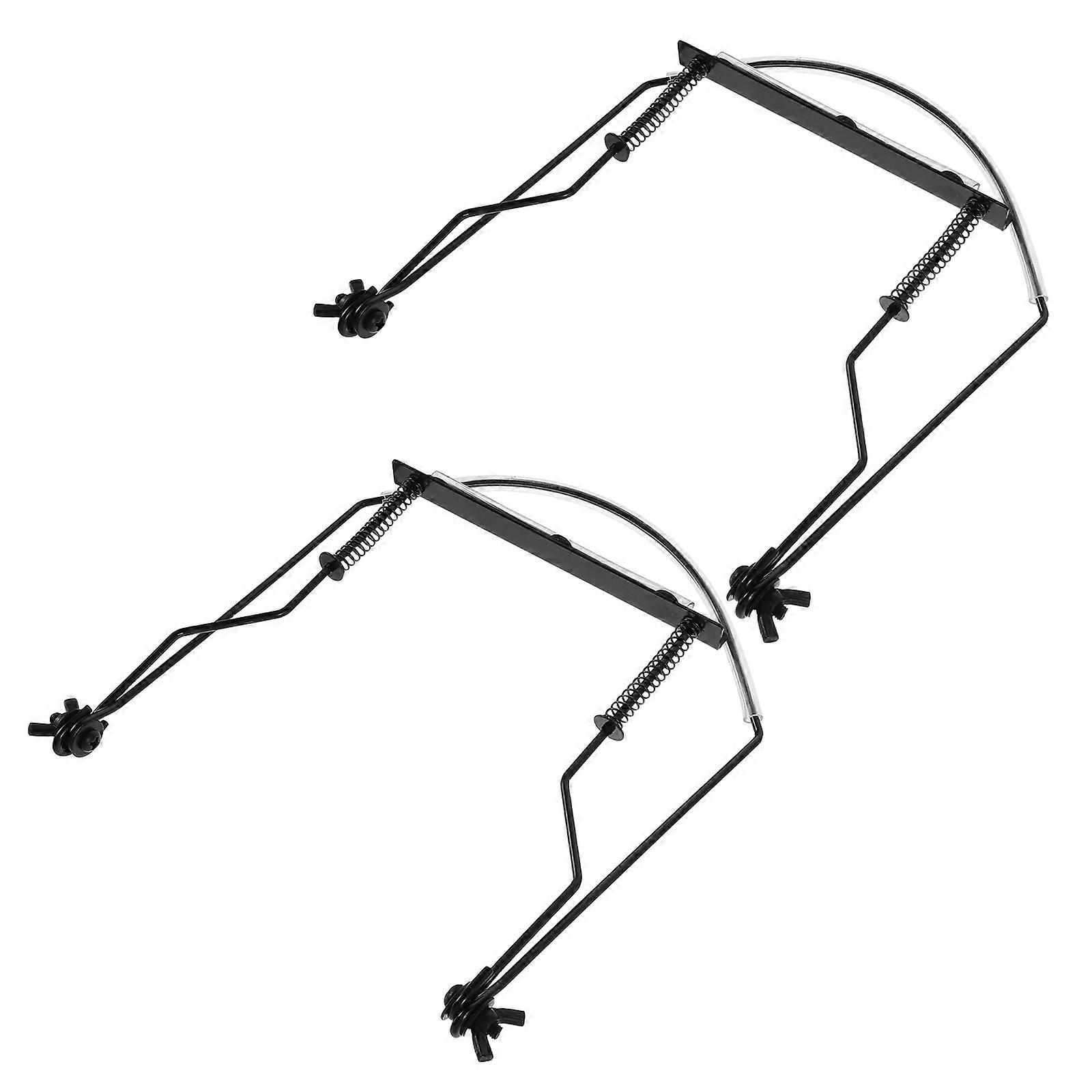 Hole Harmonica Holder Wind Instrument Stand Adjustable Harmonica Rack For 10 Hole Diatonic Harp 2Pcs