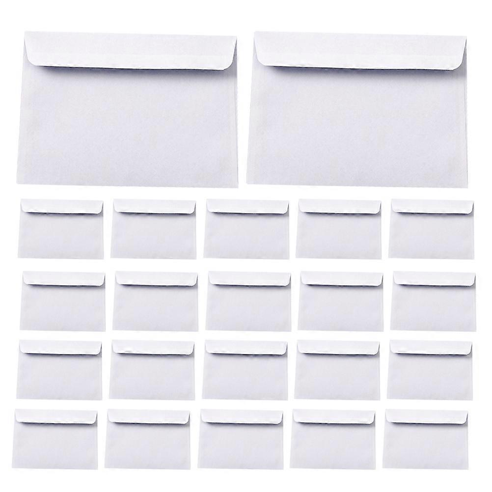 Cash Stuffing Security Envelopes White Business Documents Office Use Letter Sized Papers 100Pcs