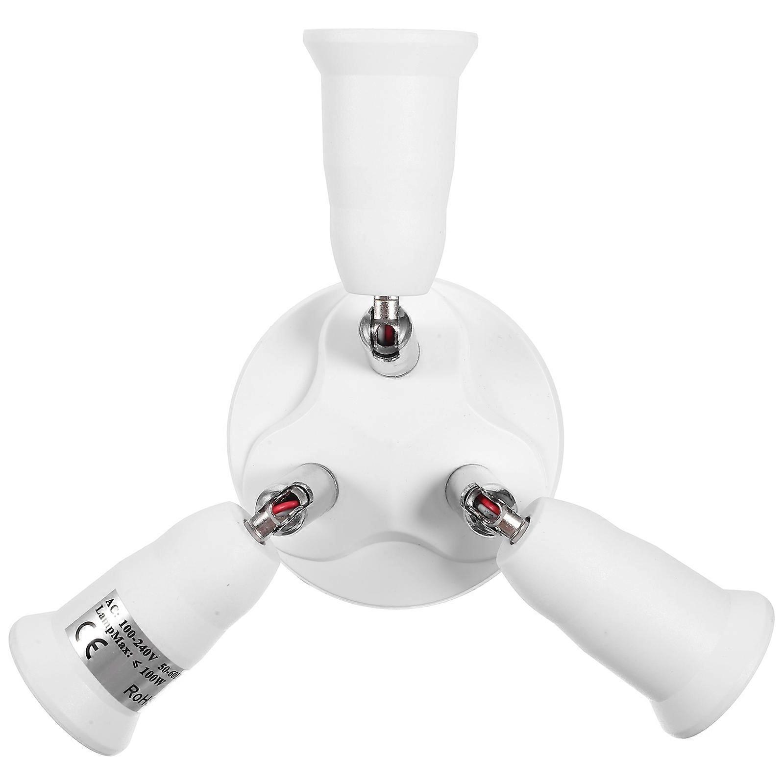 Rotatable Light Socket Splitter Adapter for LED, , and Incandescent Bulbs – Compact Lamp Holder for Versatile Lighting Setups