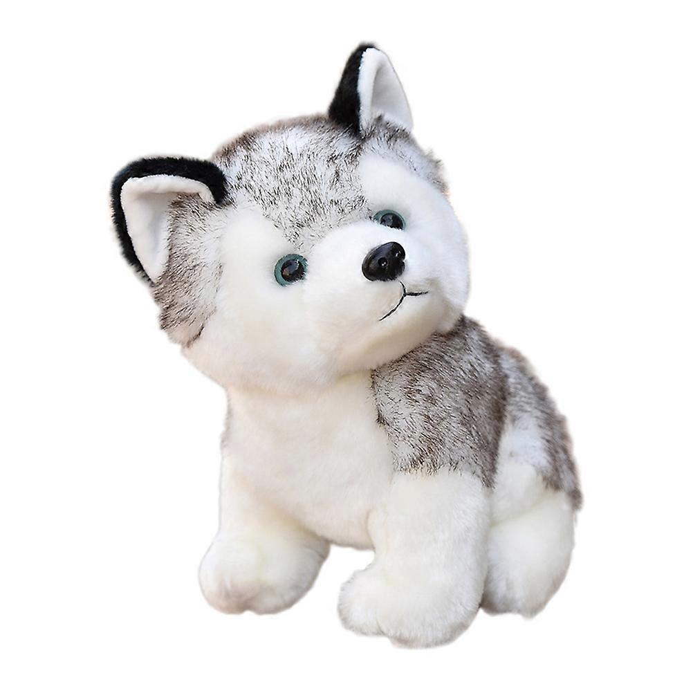 Husky Toys Plush Toy present Recipients Educational Playthings Grey 30cm Sleeping Companion 1Pack