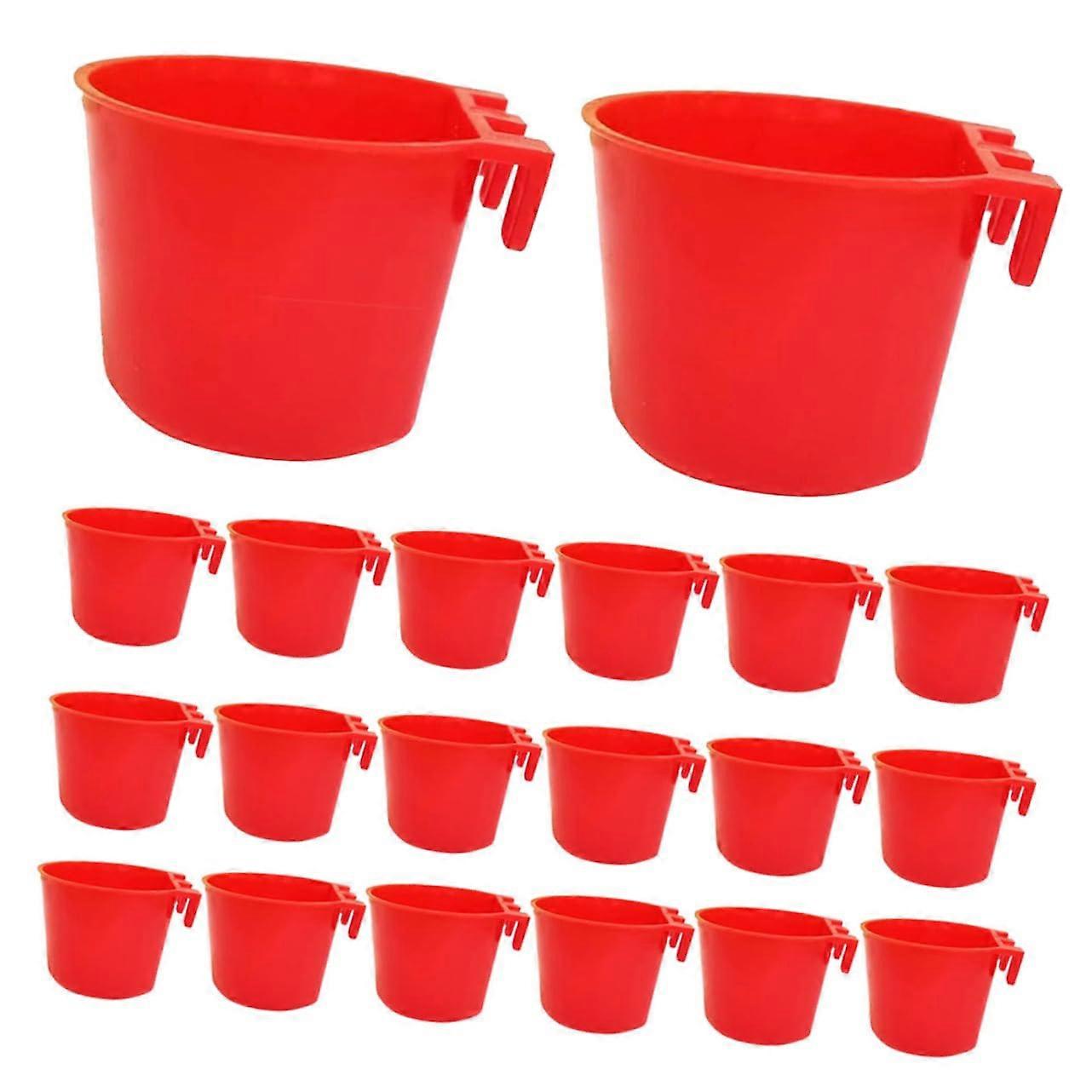 bird feeder bowl 30piece set for pigeons chickens practical hanging design