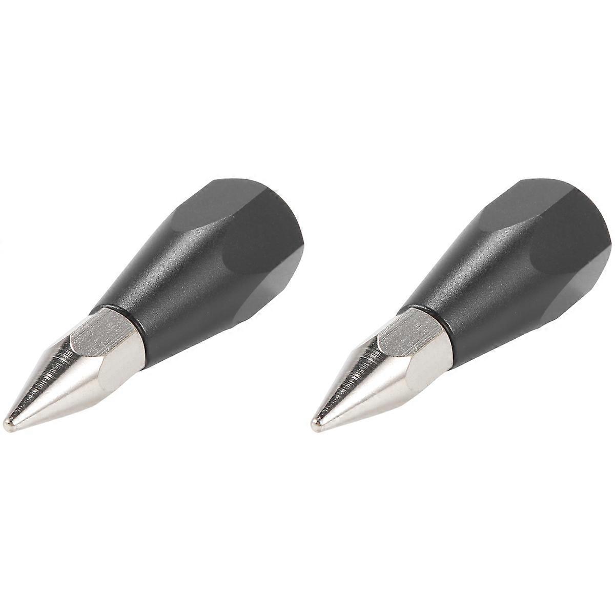 2X Survey Range Rod Prism Pole Point Tip with 5/8 Internal Thread GPS RTK Centering Surveying Carbon
