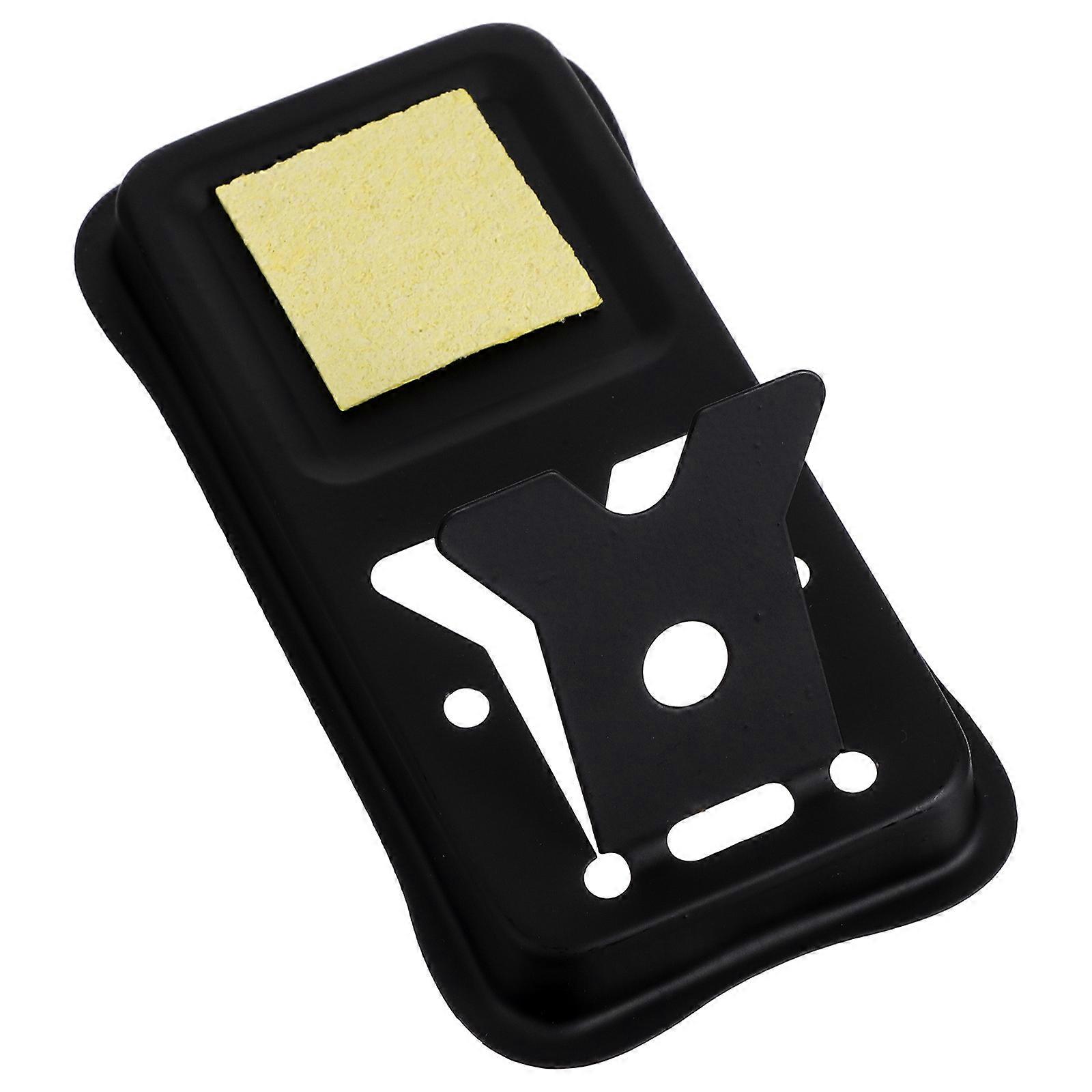 Soldering Station Stand Iron Material Sponge Cleaning For Diy Projects Technicians 1Set