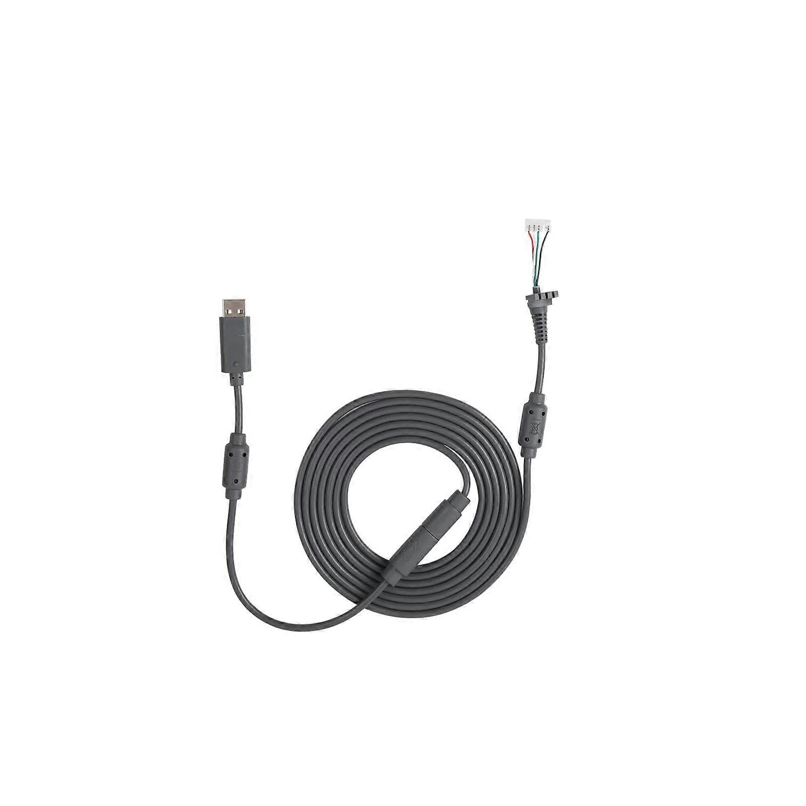 Gamepad Cable For 360 Controller Replacement Wire USB 5Pin Gamepad Cable Wire Breakaway Adapter 8.2FT
