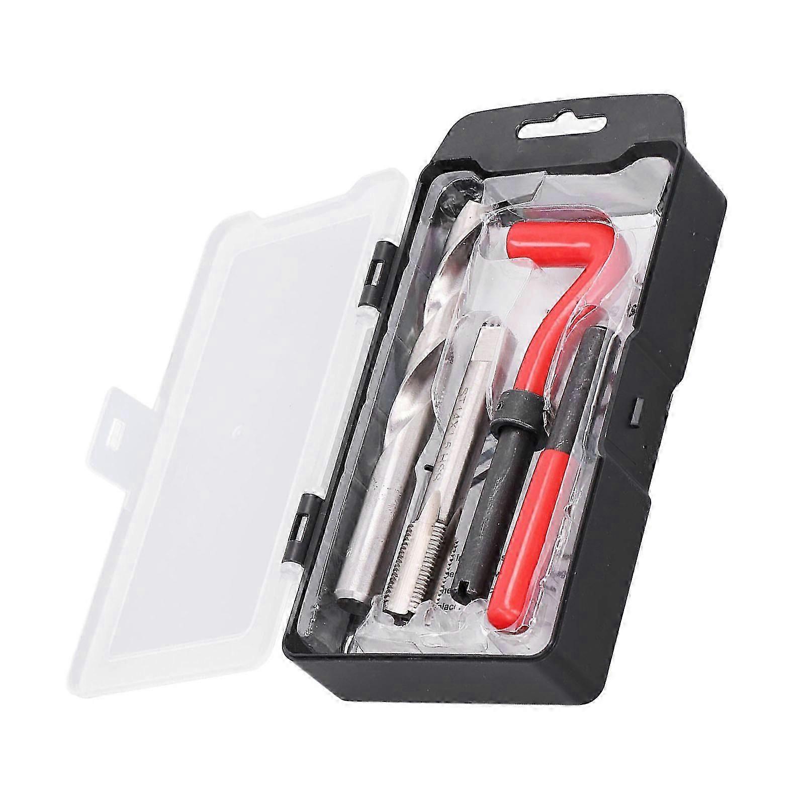 15Pcs/Set Thread Repair Kit Insert Compatible Hand Tool for Auto Repairing M14x1.50mm