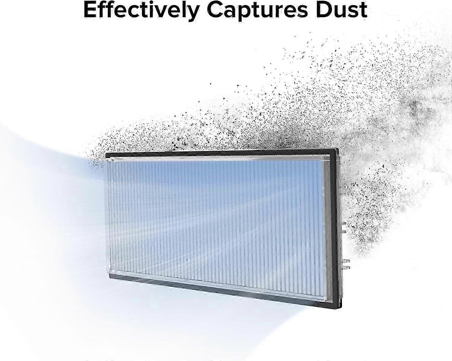 2 Pcs Reusable Filters Compatible with Robot Vacuum Cleaners for Effective Cleaning