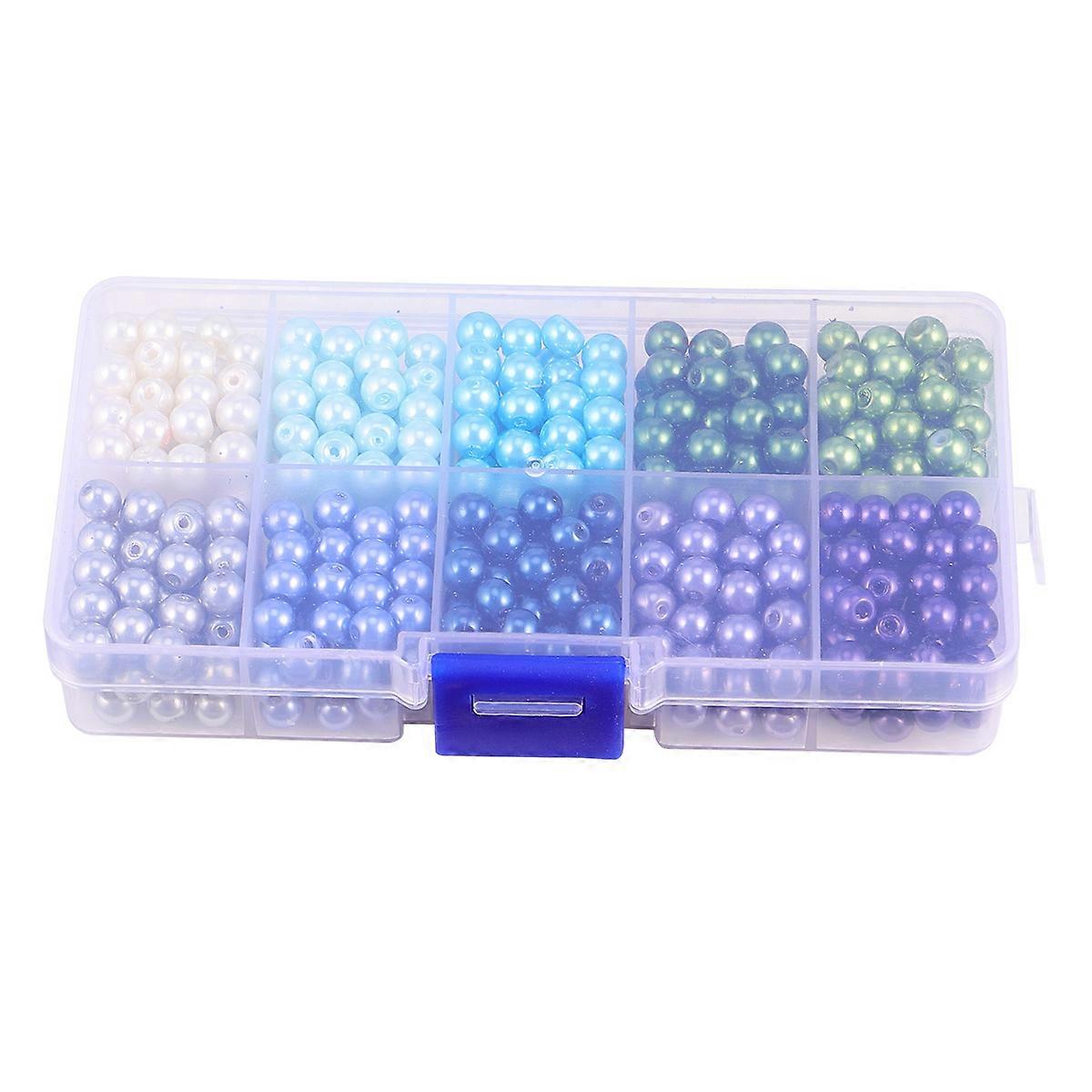 Craft Beads Loose Glass Beads Crafts Beads Accessory present Giving Green 0.6x0.6cm Mini Hole Design 1 Set