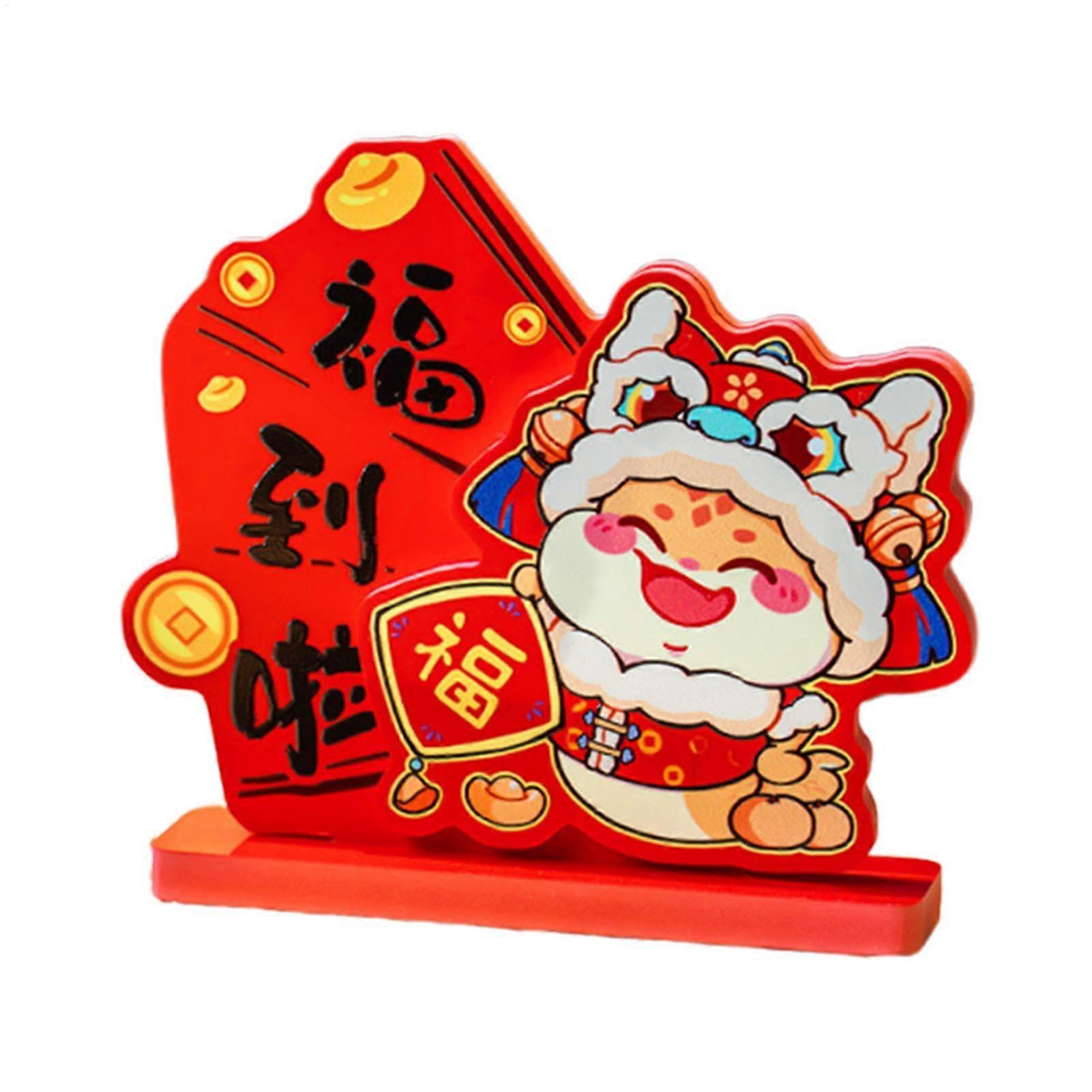 Chinese New Year Decorations 2025 Year Of The Snake Table Toppers, Spring Festival Sign Accessories, Table Decor
