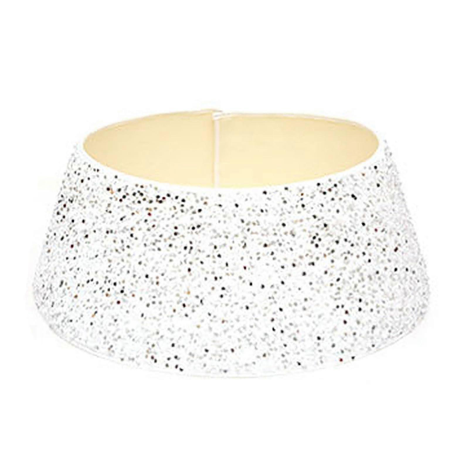 Elegant Sequins Embellished Christmas Tree Skirt Decorative