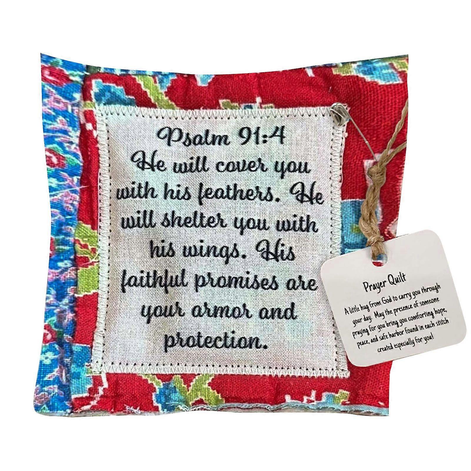 2025 أحدث نموذج لحاف صلاة صغير مع قصيدة جيب خياطة متقاطعة يدوية