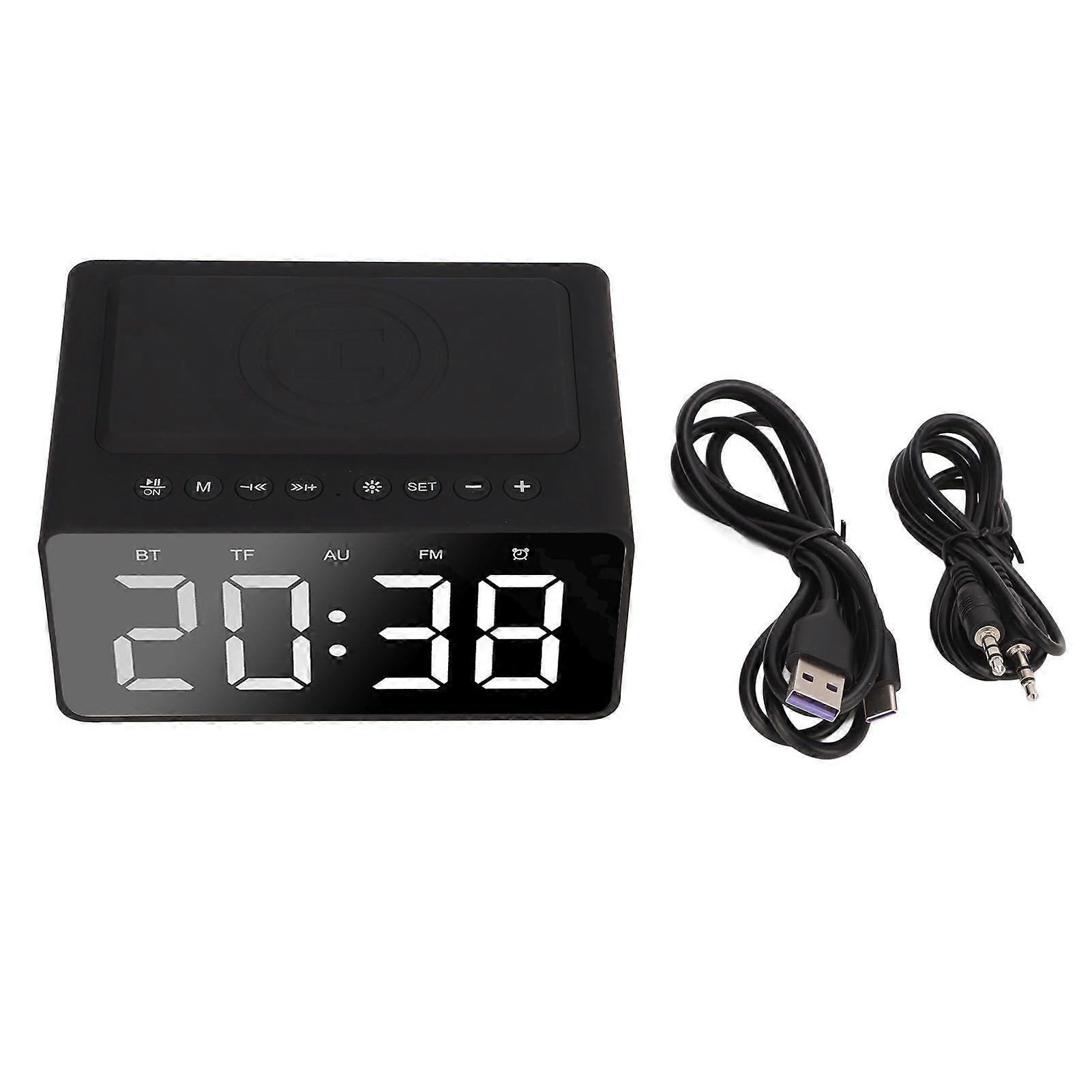 2025 Latest Model  Digital Wireless Alarm Clock Mobile Phone Charging LED
