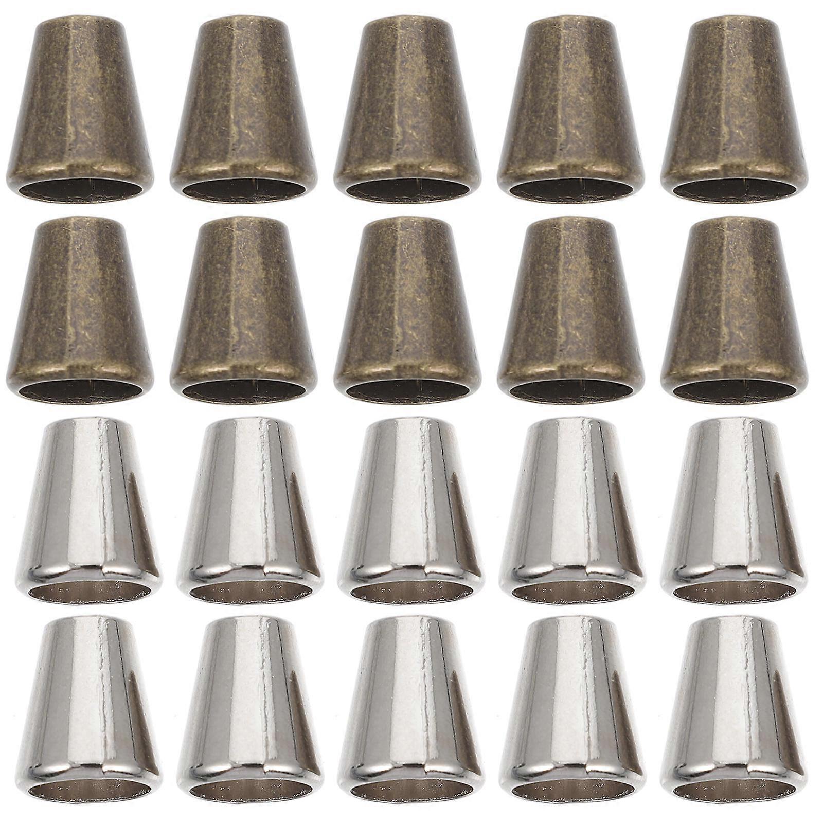 Horn-Shaped Cord Buckle Zinc Alloy Slide Buckles for General Users Daily Use and Outdoor Activities 100Pcs