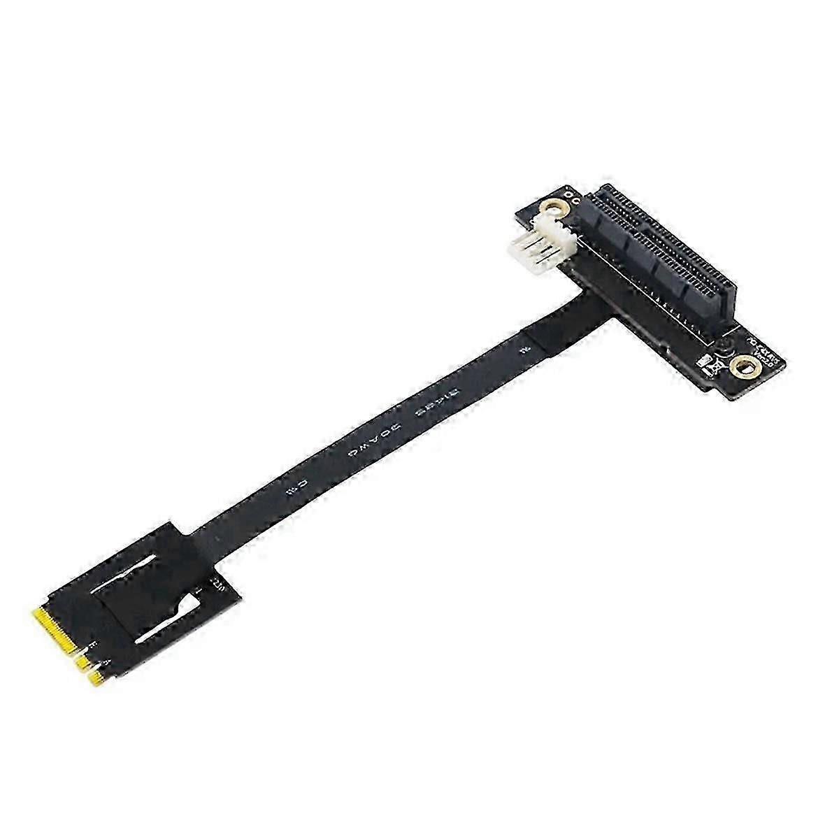 Exquisite 270 Degree M.2 NGFF Dual Key A-E to PCI-E 4X Adapter Convert Cable for PCI-E Tester Extender