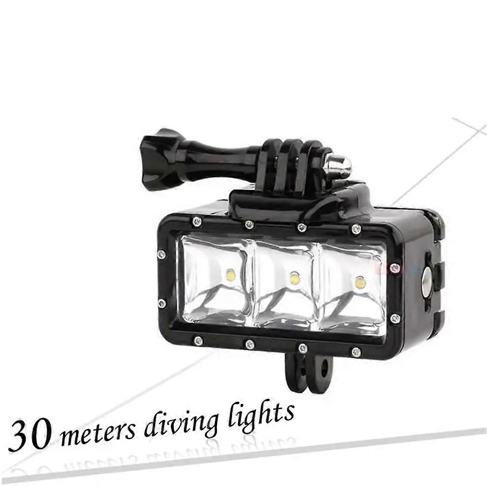 Waterproof LED Fill Light Diving Underwater Night Light for GoPro Hero5/4 LED SJ4000 DJI Osmo Action Camera