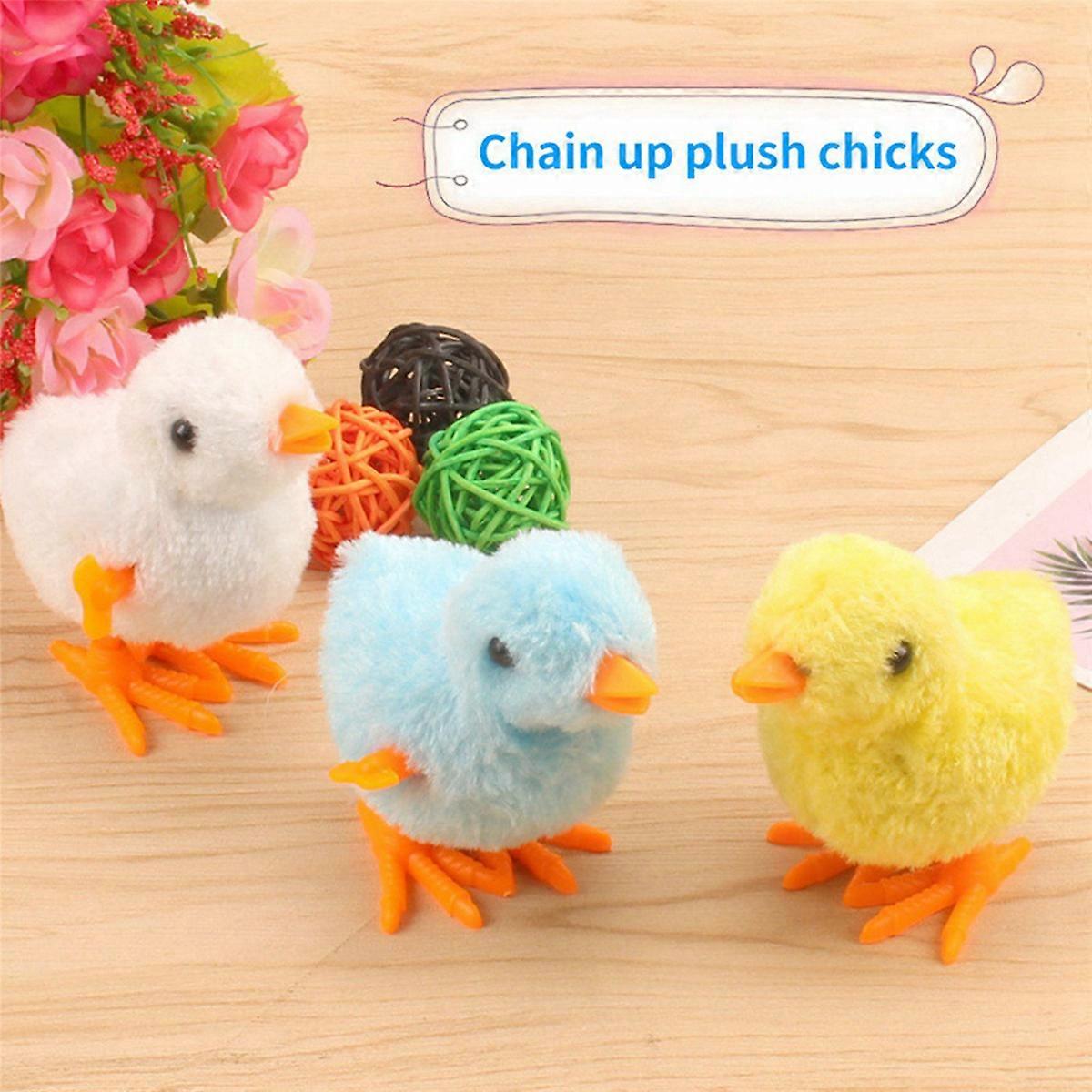 5Pcs Easter Wind Up Chick Girls