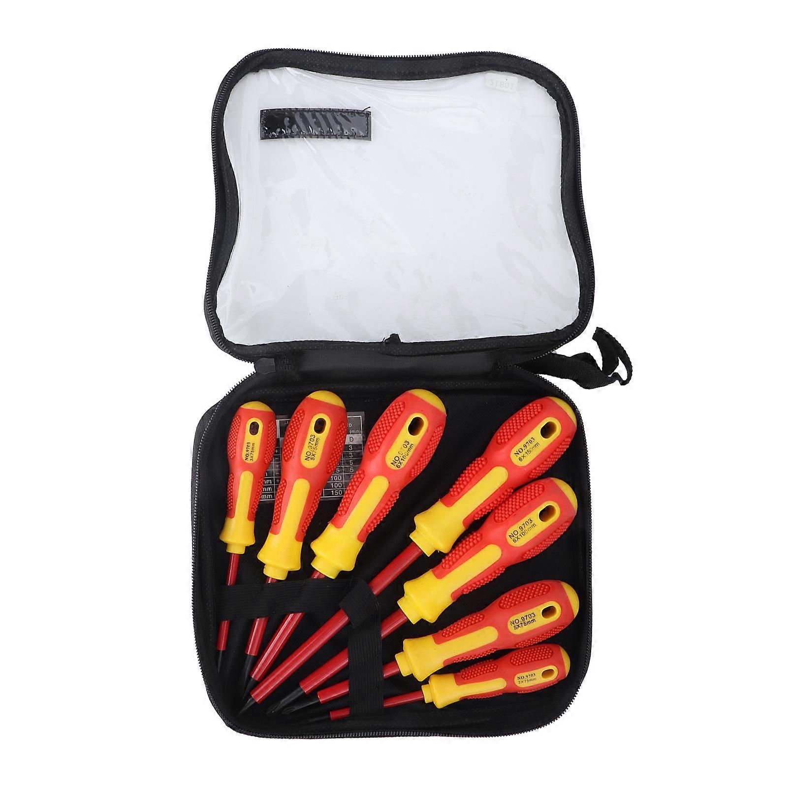 Insulated Electrical Screwdriver Set Water Electricity Installation Tool Case Hardware 21801
