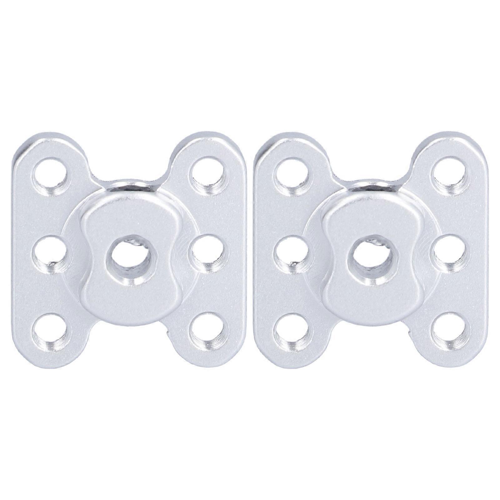 2Pcs Flange Coupling Lightweight nced Volume Weight Easily Install Motor Guide Shaft Coupler for Intelligent Robot