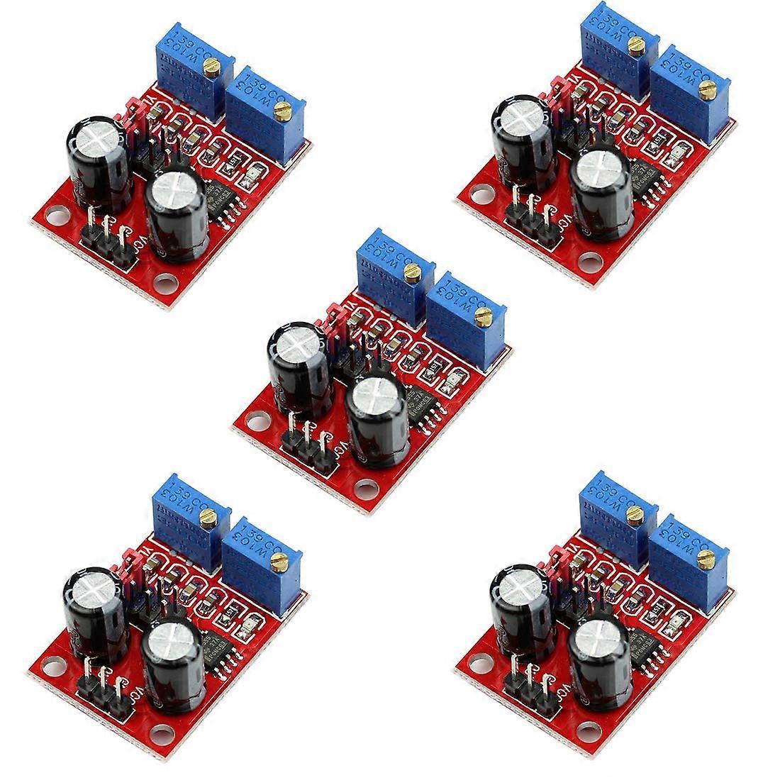 5pcs NE555 Pulse Frequency Rectangular Wave Signal Generator Module Stepper Motor Driver DC 5V15V Powered