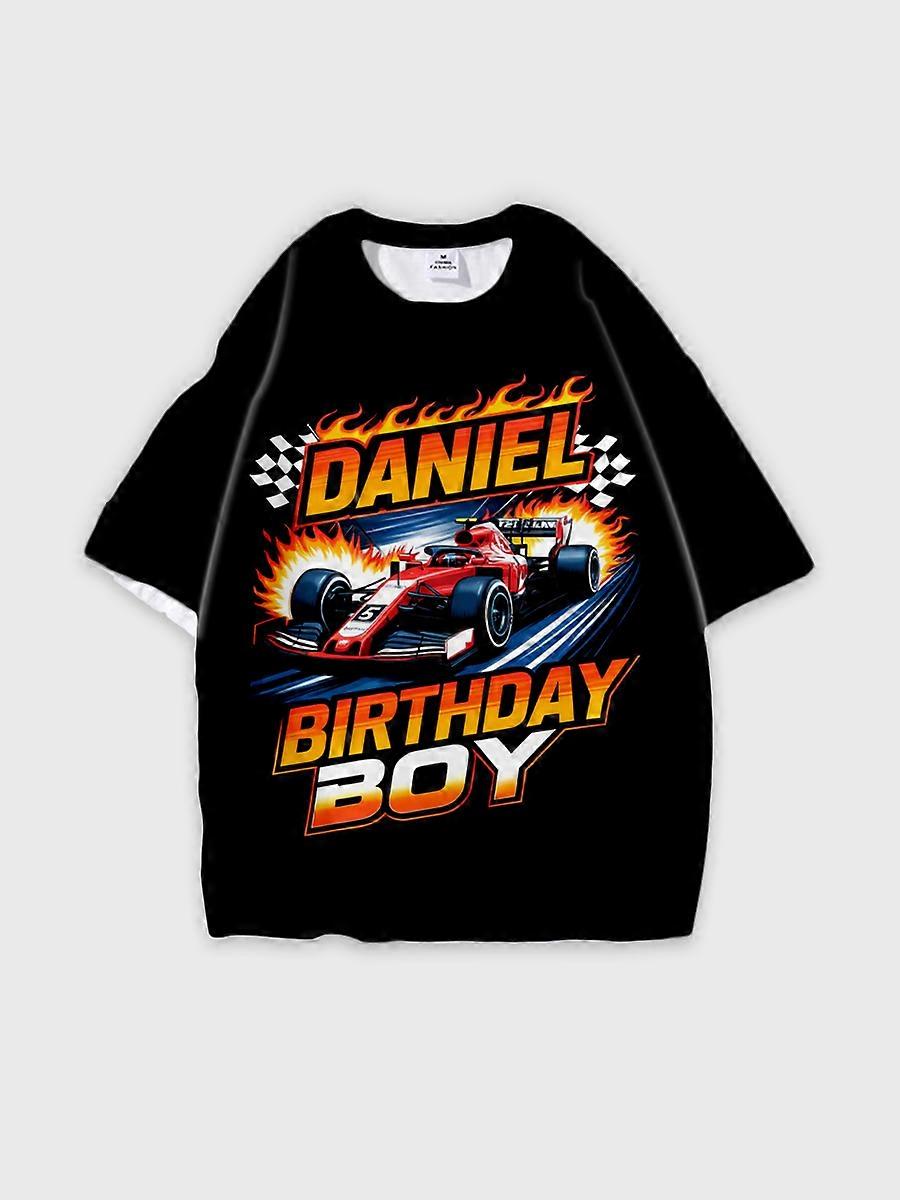 T-shirt round neck Pattern loose short sleeve JW2041